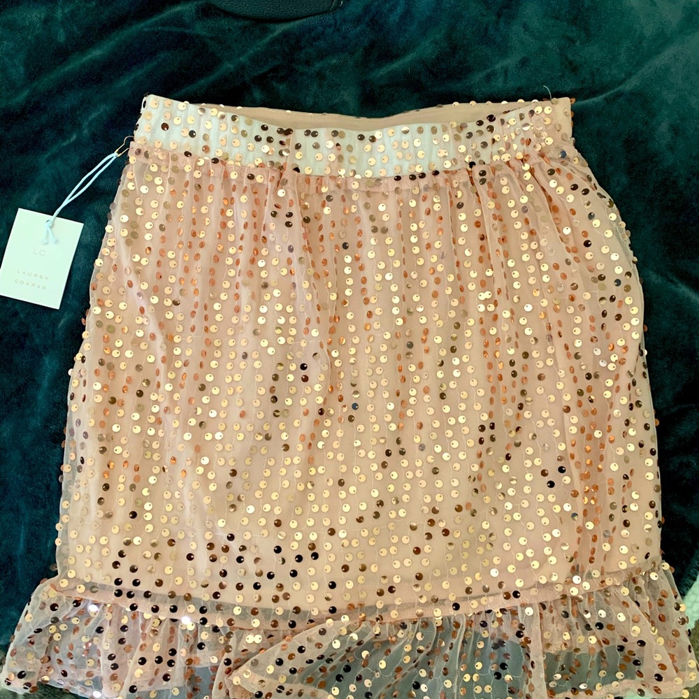 Lauren Conrad sequin skirt